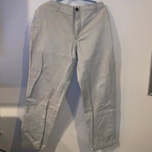 Blue Khaki Flat Front Pants Size 42 x 32